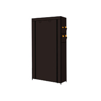 10 Tier Shoe Rack Portable Storage Brown - Model-D4184E