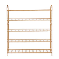 Bamboo Shoe Rack Storage Wooden - Model-210F4C