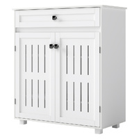 Levede Shoe Cabinet Door Storage Rack Cupboard White