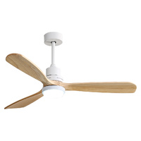 Ceiling Fan 52'' DC Motor Wood Natural - Model-16DEFB