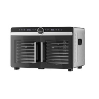 Devanti 16 Trays Food Dehydrator Dual-Zone Stainless Steel