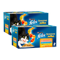 Felix Sensation Jellies Favourites Selection 36x85g x2