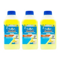 Finish 250ml Dishwasher Cleaner Lemon x3
