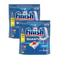Finish Quantum Lemon x 240 Dishwasher Tablets