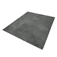 Floor Rug Soft Polyester Carpet Non Slip Plush Shaggy Rugs Geometric - Model-A1866A