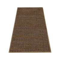 Marlow Kitchen Rug 2PCS Woven Non Slip Absorbent Brown