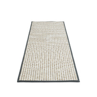 Marlow Kitchen Rug 2PCS Woven Non Slip Absorbent Grey