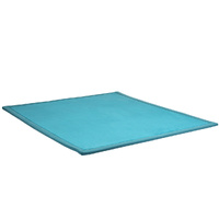 Marlow Coral Velvet Area Rugs Large Mat 180x200cm Blue