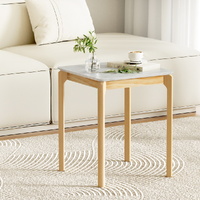 Artiss Coffee Table Marble Effect Square