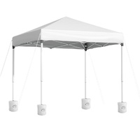 Instahut Gazebo 2x2m Outdoor Patio Garden Marquee Shade w/ Base Pods White