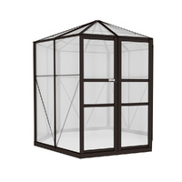 Greenfingers Greenhouse 2.4x2.1x2.32M Aluminium Polycarbonate Green House Garden Shed