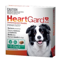 Heartgard 30 Plus Dog 12-22kg Green 6pk