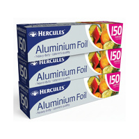 Hercules Aluminium Foil 150mtr x 30cm x3