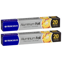 Hercules Aluminium Foil 20mtr x2