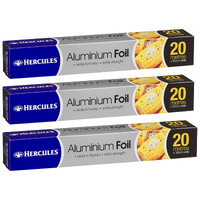 Hercules Aluminium Foil 20mtr x3