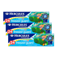 Hercules Freezer Guard Bags 24pk x3