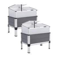 Home Ready Cold Frame Greenhouse Cover Raised Garden Bed Stand Planter