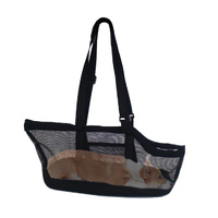 Pet Carrier Bag Breathable Net Mesh Tote Pouch Dog Cat Travel Essentials