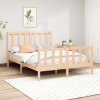 Wepar Bed Frame Solid Wood Pine
