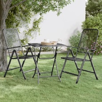 Garden Table Expanded Metal Mesh Anthracite