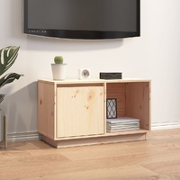 Homestead TV Cabinet 74x35x44 cm Solid Wood Pine