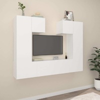 Crest 6 Piece TV Cabinet Set Engineered Wood