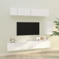 Porterville 6 Piece TV Cabinet Set Engineered Wood
