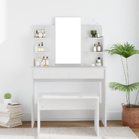 Dressing Table with Mirror 96x40x142 cm