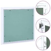 Access Panel with Aluminium Frame and Plasterboard