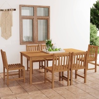Garden Dining Set Solid Wood Teak