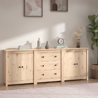 Sideboard 210x35x80 cm Solid Wood Pine