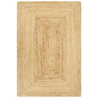 Handmade Rug Jute Natural