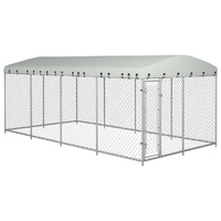 Outdoor Dog Kennel 8x4x2.3 m