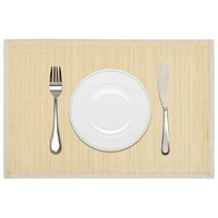 6 Bamboo Placemats 30 x 45 cm