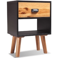 Newberg Solid Acacia Wood Bedside Cabinet 40x30x57 cm