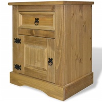 Darlington Bedside Cabinet Mexican Pine Corona Range 53x39x67 cm