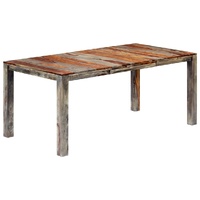 Dining Table Grey Solid Sheesham Wood