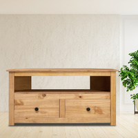 Traverse Corner TV Cabinet 93x49x49 cm Solid Pine Panama Range