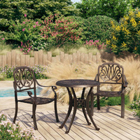 Bistro Set Cast Aluminium