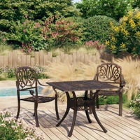 Bistro Set Cast Aluminium