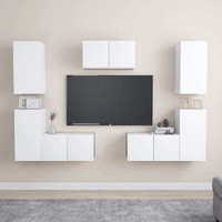 Burnham 7 Piece TV Cabinet Set Engineered Wood