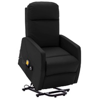 Stand-up Massage Recliner Faux Leather