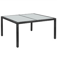 Garden Table Poly Rattan