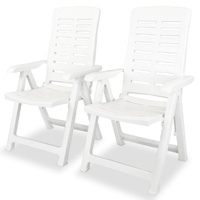 Reclining Garden Chairs Plastic