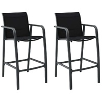 Garden Bar Chairs Textilene