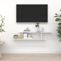 Albertville Wall-Mounted TV Shelf 125x18x23 cm Engineered Wood