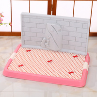 Portable Dog Potty Training Tray Pet Puppy Toilet Trays Loo Pad