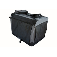 Foldable Soft Dog Cat Puppy Crate Carrier With Curtain