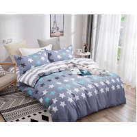 Stars Quilt/Doona/Duvet Cover Set