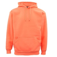 Adult Unisex Men's Basic Plain Hoodie Pullover Sweater Sweatshirt Jumper XS-8XL, Peach